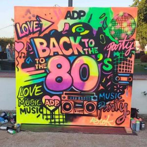 graffiti profesional back 80s 90s exhibicion directo